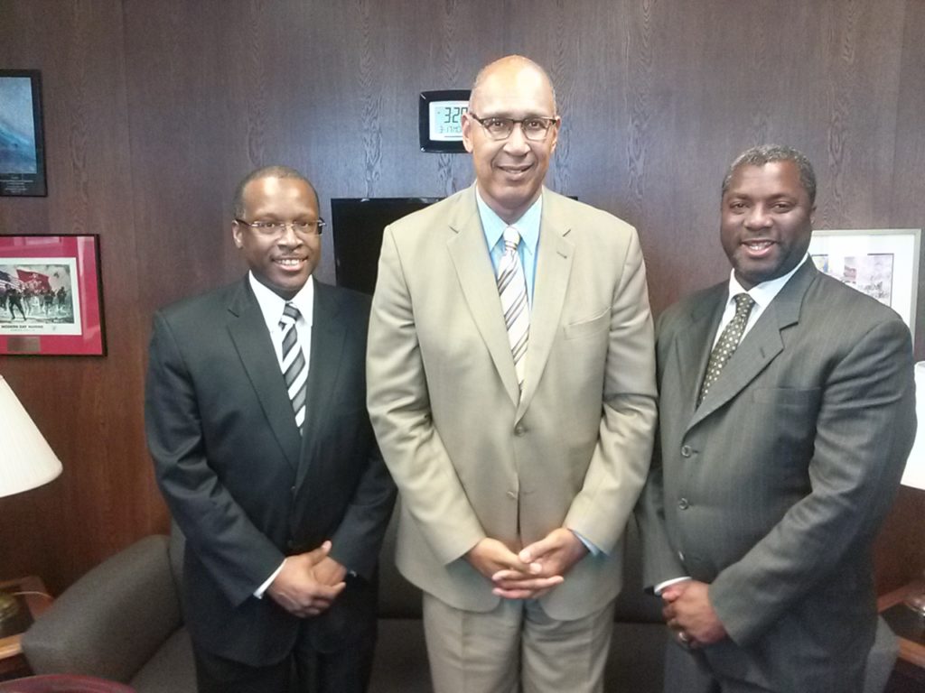 CABL Legislative committee members pose with Assemblymember Chris Holden