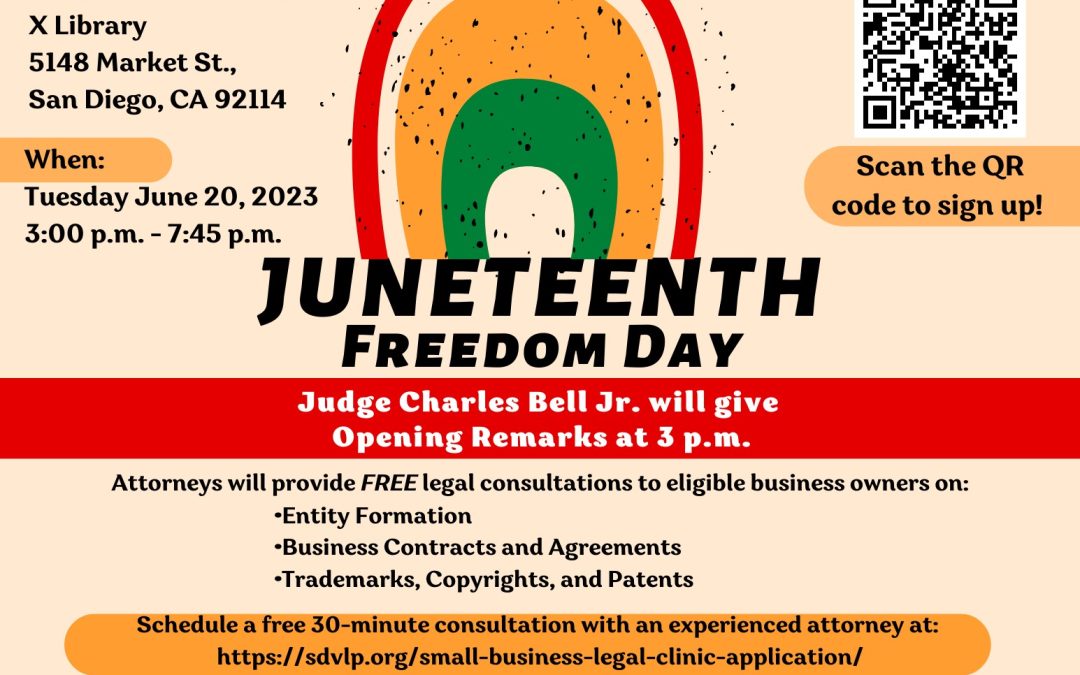 Juneteenth Black Business Empowerment Legal Clinic